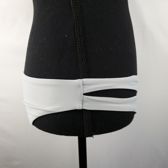 Sheridyn Fisher Light Gray Side Cut Outs Bikini Size XS - Picture 3 of 7